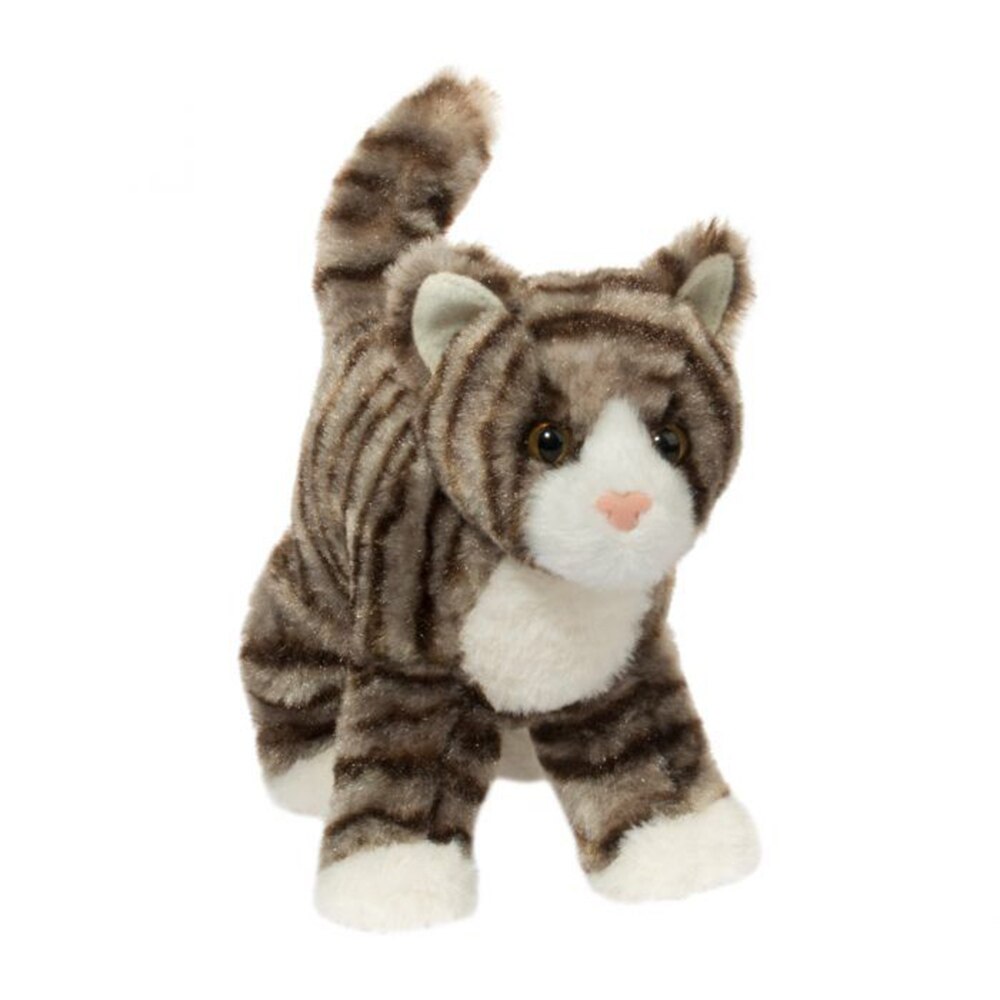 Douglas Toys, Plush, Zigby the Gray Stripe Cat